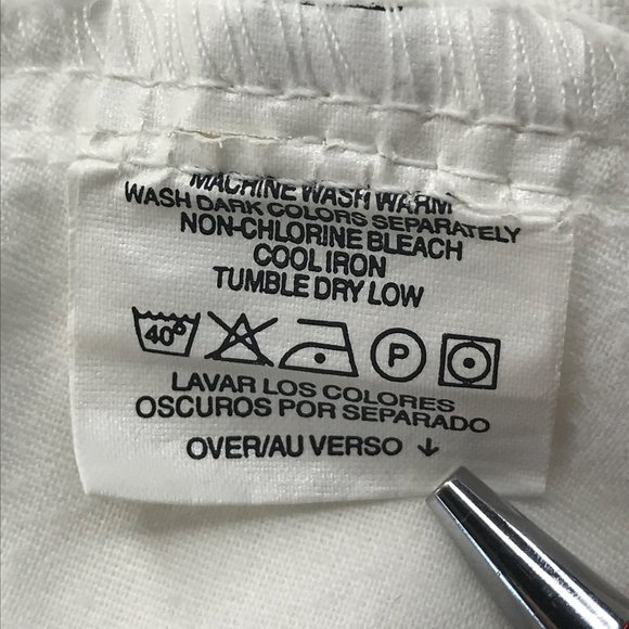 Liz Claiborne Lizwear Women's 6 Petite Regular White Jean Preowned - Picture 5 of 12